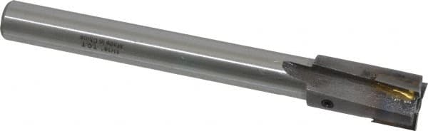 Value Collection - 11/16" Diam, 1/2" Shank, Diam, 3 Flutes, Straight Shank, Interchangeable Pilot Counterbore - Best Tool & Supply