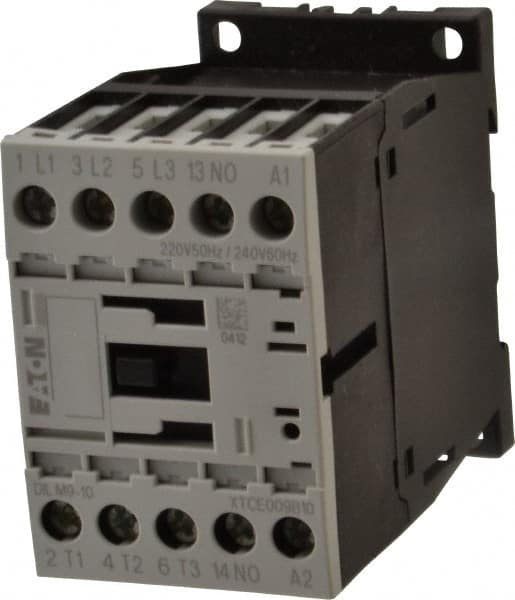 Eaton Cutler-Hammer - 3 Pole, 220 Coil VAC at 50 Hz and 240 Coil VAC at 60 Hz, 20 Amp, Nonreversible Open Enclosure IEC Contactor - Exact Industrial Supply