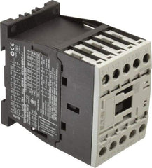 Eaton Cutler-Hammer - 3 Pole, 24 Coil VAC, 20 Amp, Nonreversible Open Enclosure IEC Contactor - 1 Phase hp: 1 at 115 V, 2 at 200 V, 2 at 230 V, 3 Phase hp: 10 at 460 V, 10 at 575 V, 3 at 200 V, 3 at 230 V, 12 Amp Inductive Load Rating Listed - Best Tool & Supply