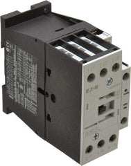 Eaton Cutler-Hammer - 3 Pole, 24 Coil VAC, 40 Amp, Nonreversible Open Enclosure IEC Contactor - 1 Phase hp: 2 at 115 V, 3 at 200 V, 5 at 230 V, 3 Phase hp: 10 at 230 V, 15 at 460 V, 20 at 575 V, 7.5 at 200 V, 25 Amp Inductive Load Rating Listed - Best Tool & Supply