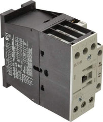 Eaton Cutler-Hammer - 3 Pole, 24 to 27 Coil VDC, 40 Amp, Nonreversible Open Enclosure IEC Contactor - 1 Phase hp: 3 at 115 V, 5 at 200 V, 5 at 230 V, 3 Phase hp: 10 at 200 V, 10 at 230 V, 20 at 460 V, 25 at 575 V, 32 Amp Inductive Load Rating Listed - Best Tool & Supply