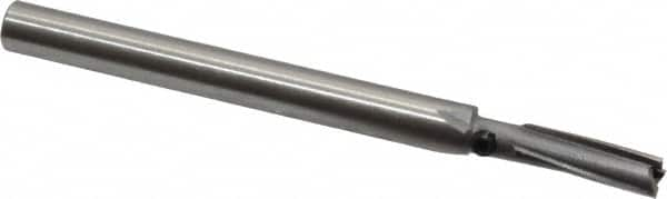 Made in USA - 3/16" Diam, 15/64" Shank, Diam, 3 Flutes, Straight Shank, Interchangeable Pilot Counterbore - Best Tool & Supply