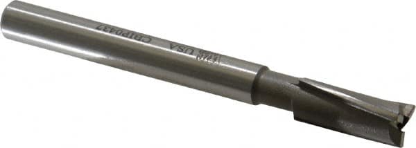 Made in USA - 7/16" Diam, 3/8" Shank, Diam, 3 Flutes, Straight Shank, Interchangeable Pilot Counterbore - Best Tool & Supply