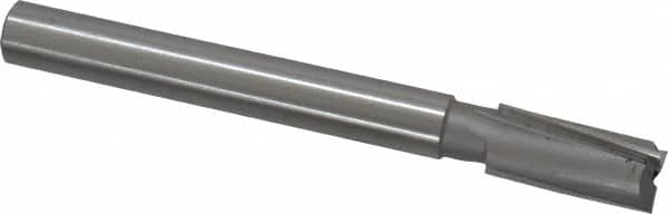 19/32″ Diam, 1/2″ Shank, Diam, 3 Flutes, Straight Shank, Interchangeable Pilot Counterbore 5-1/8″ OAL, 3-7/8″ OAL Shank, Bright Finish, High Speed Steel