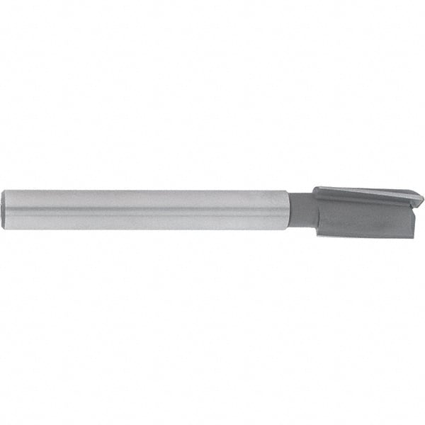 Made in USA - 11/16" Diam, 1/2" Shank, Diam, 3 Flutes, Straight Shank, Interchangeable Pilot Counterbore - Best Tool & Supply