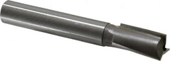 Made in USA - 7/8" Diam, 3/4" Shank, Diam, 3 Flutes, Straight Shank, Interchangeable Pilot Counterbore - Best Tool & Supply