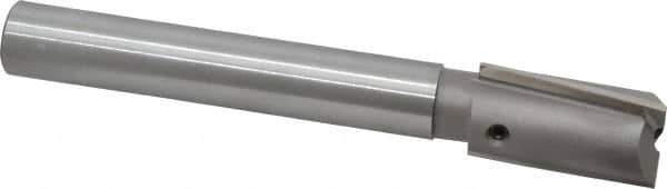 Made in USA - 1" Diam, 3/4" Shank, Diam, 3 Flutes, Straight Shank, Interchangeable Pilot Counterbore - Best Tool & Supply