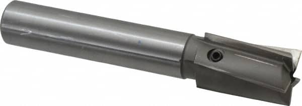 Made in USA - 1-1/4" Diam, 1" Shank, Diam, 5 Flutes, Straight Shank, Interchangeable Pilot Counterbore - Best Tool & Supply