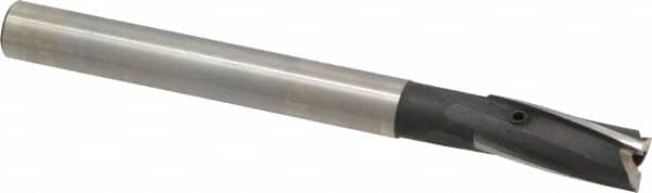 Value Collection - 13/32" Diam, 3/8" Shank, Diam, 3 Flutes, Straight Shank, Interchangeable Pilot Counterbore - Best Tool & Supply