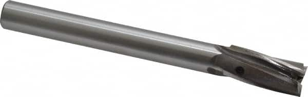 Value Collection - 19/32" Diam, 1/2" Shank, Diam, 3 Flutes, Straight Shank, Interchangeable Pilot Counterbore - Best Tool & Supply