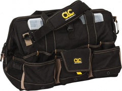 CLC - 37 Pocket Black Polyester Tool Bag - 18" Wide x 11" Deep x 11" High - Best Tool & Supply