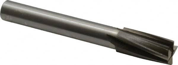 Value Collection - 19/32" Diam, 1/2" Shank, Diam, 4 Flutes, Straight Shank, Interchangeable Pilot Counterbore - Best Tool & Supply