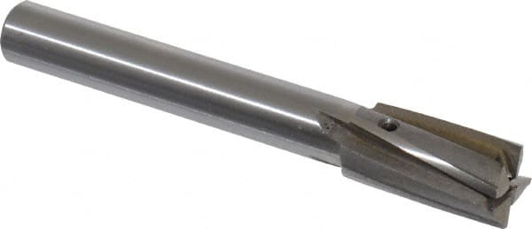 Value Collection - 5/8" Diam, 1/2" Shank, Diam, 4 Flutes, Straight Shank, Interchangeable Pilot Counterbore - Best Tool & Supply