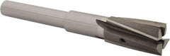 Value Collection - 13/16" Diam, 1/2" Shank, Diam, 4 Flutes, Straight Shank, Interchangeable Pilot Counterbore - Best Tool & Supply