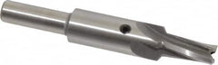 Value Collection - 1/4" Diam, 1/4" Shank, Diam, 4 Flutes, Straight Shank, Interchangeable Pilot Counterbore - Best Tool & Supply