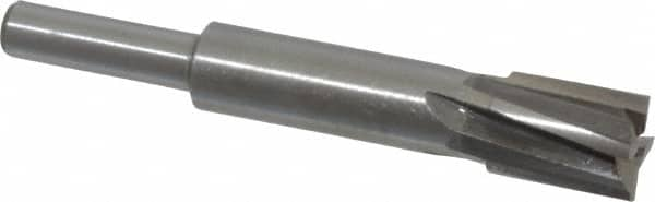 Value Collection - 7/16" Diam, 1/4" Shank, Diam, 4 Flutes, Straight Shank, Interchangeable Pilot Counterbore - Best Tool & Supply