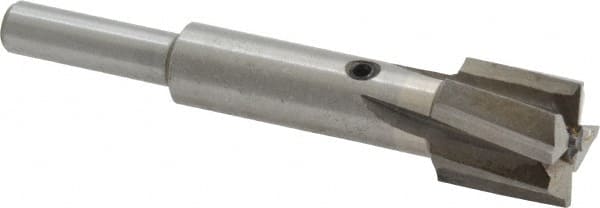 Value Collection - 9/16" Diam, 1/4" Shank, Diam, 4 Flutes, Straight Shank, Interchangeable Pilot Counterbore - Best Tool & Supply