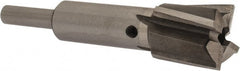 Value Collection - 3/4" Diam, 1/4" Shank, Diam, 4 Flutes, Straight Shank, Interchangeable Pilot Counterbore - Best Tool & Supply