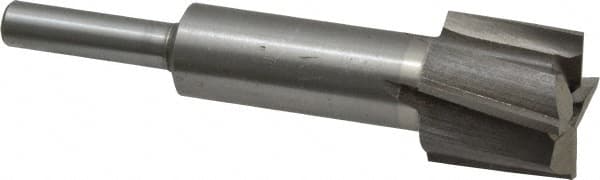 Value Collection - 25/32" Diam, 1/4" Shank, Diam, 4 Flutes, Straight Shank, Interchangeable Pilot Counterbore - Best Tool & Supply