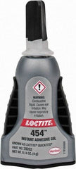 Loctite - 0.14 oz Bottle Clear Instant Adhesive - Series QuickTite, 5 to 30 sec Working Time, 24 hr Full Cure Time, Bonds to Metal & Plastic - Best Tool & Supply