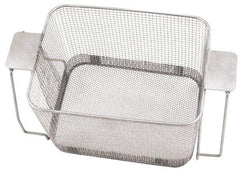 CREST ULTRASONIC - Stainless Steel Parts Washer Basket - 177.8mm High x 215.9mm Wide x 11" Long, Use with Ultrasonic Cleaners - Best Tool & Supply