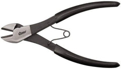 Clauss - 7" OAL, Wire Cutter - 7/8" Jaw Length x 1-1/8" Jaw Width, Standard Head, Vinyl Coated Handle - Best Tool & Supply