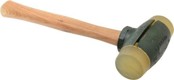 Garland - 4 Lb Head 2" Face Urethane Split Head Hammer - Wood Handle - Best Tool & Supply