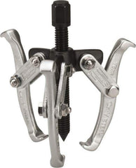 Value Collection - 1-1/2" to 3" Spread, 3 Ton Capacity, Gear Puller - 60mm Reach, For Bearings, Gears & Pulleys - Best Tool & Supply