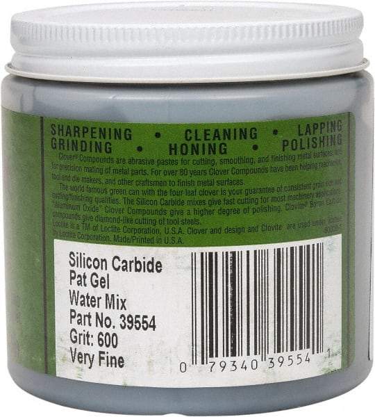 Loctite - 1 Lb Water Soluble Compound - Compound Grade Super Fine, 600 Grit, Black & Gray, Use on General Purpose - Best Tool & Supply