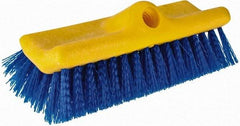 Rubbermaid - 2" Bristle Length, Polypropylene Scrub Brush - 10" OAL, Blue, Plastic Block - Best Tool & Supply