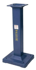 Baldor - 15-3/4 Inch Wide x 14 Inch Deep, Machine Pedestal Stand - Compatible with 6, 7, 8 and 10 Inch Grinders - Best Tool & Supply