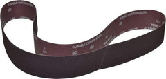 Norton - 2-1/2" Wide x 60" OAL, 60 Grit, Aluminum Oxide Abrasive Belt - Aluminum Oxide, Medium, Coated, X Weighted Cloth Backing, Series R228 - Best Tool & Supply