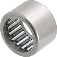 IKO - 0.709" Bore Diam, 2,600 Lb. Dynamic Capacity, 18 x 24 x 16mm, Caged, Open End, Shell Needle Roller Bearing - 0.945" Outside Diam, 0.63" Wide - Best Tool & Supply