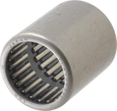 IKO - 0.984" Bore Diam, 7,600 Lb. Dynamic Capacity, 25 x 32 x 38mm, Caged, Open End, Shell Needle Roller Bearing - 1.26" Outside Diam, 1-1/2" Wide - Best Tool & Supply