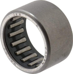 IKO - 11/16" Bore Diam, 1,930 Lb. Dynamic Capacity, 11/16 x 7/8 x 1/2", Caged, Open End, Shell Needle Roller Bearing - 7/8" Outside Diam, 1/2" Wide - Best Tool & Supply