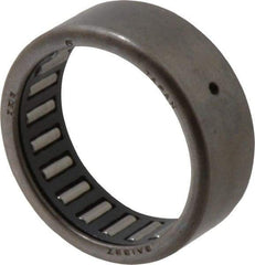 IKO - 1-1/8" Bore Diam, 2,900 Lb. Dynamic Capacity, 1-1/8 x 1-3/8 x 1/2", Caged, Open End, Shell Needle Roller Bearing - 1-3/8" Outside Diam, 1/2" Wide - Best Tool & Supply