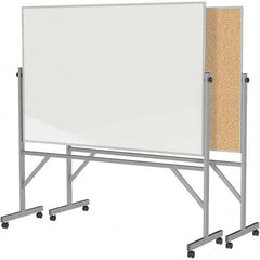 Ghent - Whiteboards & Magnetic Dry Erase Boards Type: Reversible Dry Erase/Corkboard Height (Inch): 78-1/8 - Best Tool & Supply