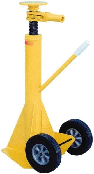 Vestil - Trailer Stabilizing Jack - 39 to 51" Service Height, 10" Wheels - Best Tool & Supply