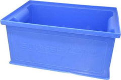 SSI Schaefer - 0.25 Cu Ft, 22 Lb Load Capacity Blue Polyethylene & Conductive PP Tote Container - Stacking, 12.3" Long x 8.3" Wide x 5.8" High - Best Tool & Supply