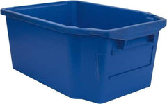 SSI Schaefer - 1.59 Cu Ft, 44 Lb Load Capacity Blue Polypropylene Tote Container - Stacking, Nesting, 23.7" Long x 15.8" Wide x 9.9" High - Best Tool & Supply