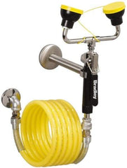 Bradley - Plumbed Drench Hoses Mount: Wall Style: Dual Spray Head - Best Tool & Supply