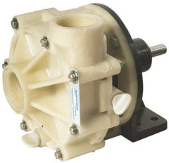 Pentair - 2 HP, Corrosion Resistant Pump - 1-1/2 Inlet Size, 1-1/2 Outlet Size, Polypropylene - Best Tool & Supply