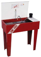 Graymills - Free Standing Solvent-Based Parts Washer - 5 Gal Max Operating Capacity, Steel Tank, 115 Input Volts - Best Tool & Supply