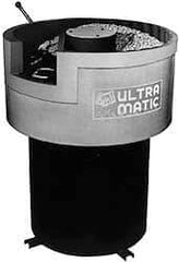 Made in USA - 2 hp, Dry Operation Vibratory Tumbler - 10-1/2" Deep, Dry Operation, - Best Tool & Supply