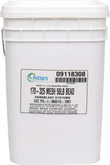 Made in USA - Fine Grade Smooth Glass Bead - 170 to 325 Grit, 50 Lb Pail - Best Tool & Supply