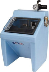 Made in USA - 110V 2 Hand Sandblaster - Pressure Feed, 25" CFM at 100 PSI - Best Tool & Supply