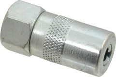 PRO-LUBE - 10,000 Operating psi, 1/8 Thread, Spring Steel Grease Gun Coupler - NPT Thread - Best Tool & Supply