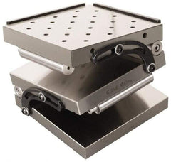 Interstate - 6" Long x 6" Wide x 3-1/4" High, Compound Precision Sine Plate - Square to within 0.0002" - Best Tool & Supply