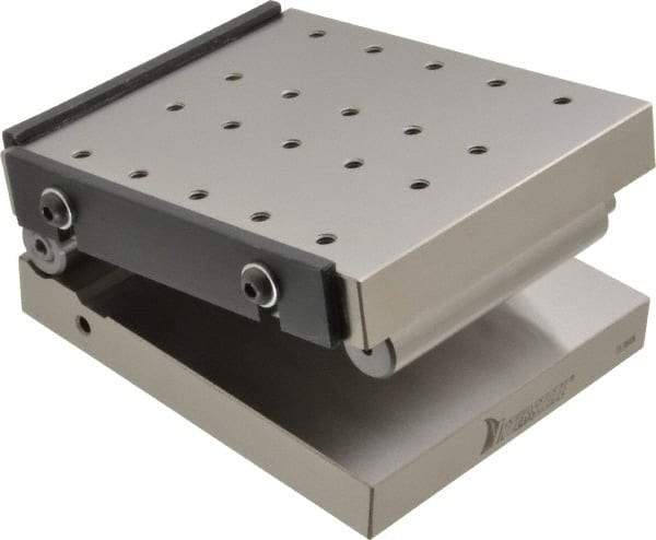 Interstate - 6" Long x 6" Wide x 2" High, Precision Sine Plate - Square to within 0.0002", 20 Holes - Best Tool & Supply