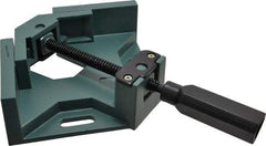 Gibraltar - Fixed Angle, 2 Axes, 5-1/2" Long, 2-1/2" Jaw Height, 2-1/2" Max Capacity, Angle & Corner Clamp - 90° Clamping Angle, 1-1/8" Throat Depth - Best Tool & Supply